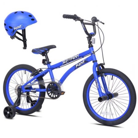 Kent Bicycles 18" Slipstream Bicycle with Helmet, Blue