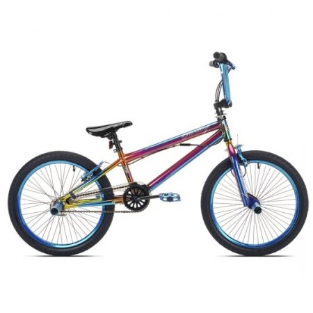 Kent Bicycles 20-inch Girl's Fantasy BMX Bicycle, Multicolor Iridescent