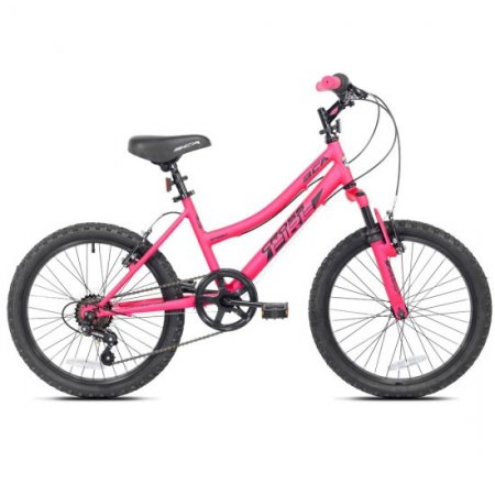 BCA 20" Crossfire 6-Speed Girl's Mountain Bike, Pink/Black