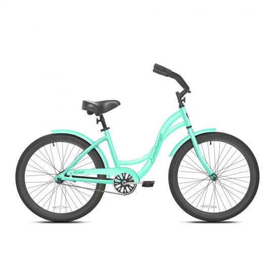 Kent Bicycles 24-inch Girl\'s Seachange Beach Cruiser Bicycle, Mint