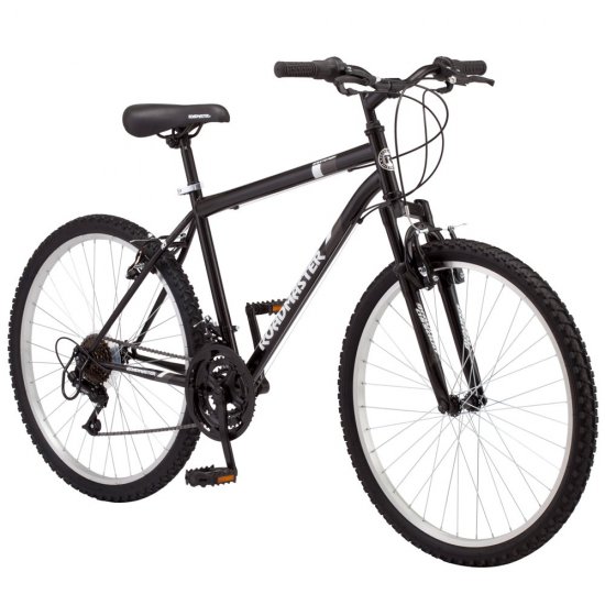 Roadmaster Granite Peak Men\'s Mountain Bike, 26-inch wheels, black