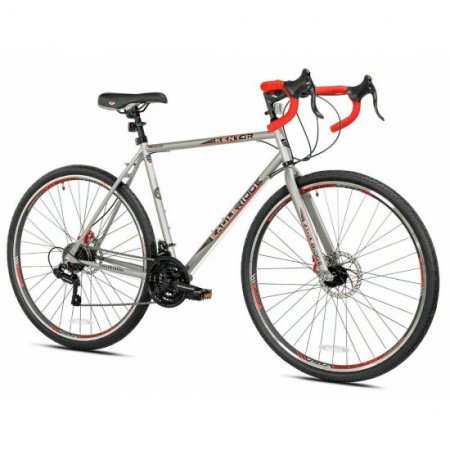 Kent 700c Eagle Ridge Adventure Gravel Men's Large Bike Silver/Red Fast Shipping