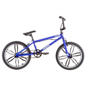 Mongoose Grid Boy's Freestyle Bicycle Mag, Blue