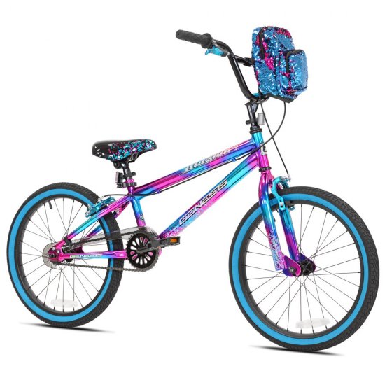 Genesis 20\" Illusion Girls Bike, Blue/Purple