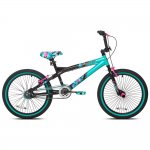 Kent Bicycles 20" Girl's Tempest Bicycles, Black/Aqua