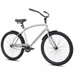 Kent Bicycles Sea Change Men's 26 in. Beach Cruiser Bicycle, Silver