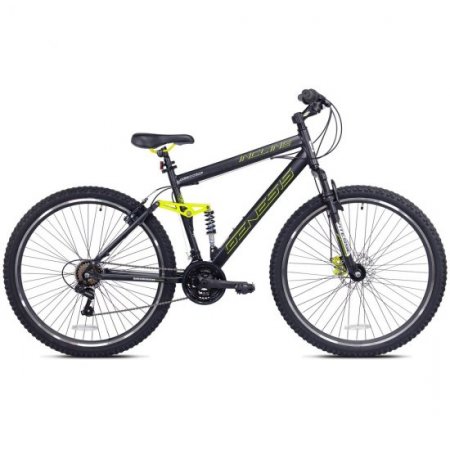 Genesis 29" Incline Men's Mountain Bike, Black/Yellow