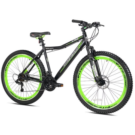 Genesis 27.5\" RCT Men\'s Mountain Bike, Black/Green