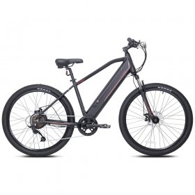 Kent Bicycles 27.5" Pedal Assist Mountain Electric Bicycle, Black