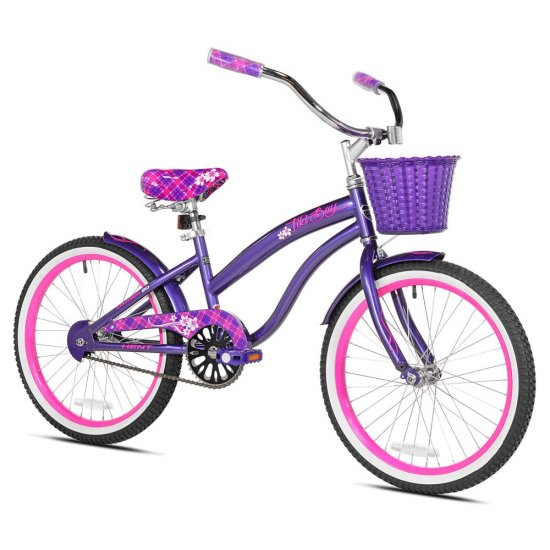 Kent 20 In. Kid\'s Purple Tiki Bay Cruiser Bike 62085