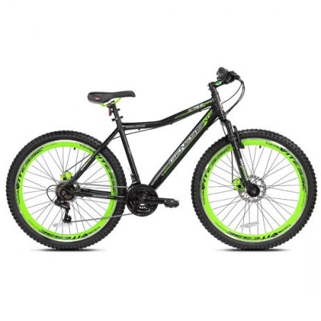 Genesis 27.5" RCT Men's Mountain Bike, Black/Green