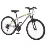 Roadmaster Granite Peak Boy's Mountain Bike, 24-inch wheels, Silver