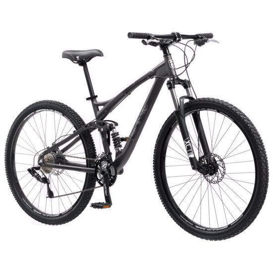 Mongoose XR-Pro Men\'s Mountain Bicycle, 29-inch Wheels, 24 Speeds, Black