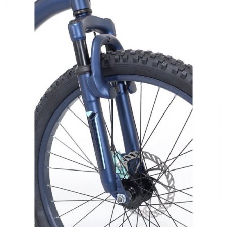 Genesis 24" Bella Vista Girl's Full Suspension Mountain Bike, Blue