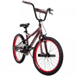 Huffy Kyro 20" BMX-Style Boys Bike for Kids, Red / Black Crackle