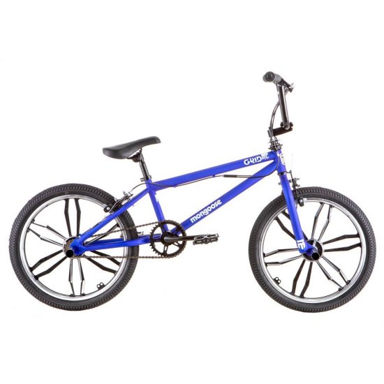 Mongoose Grid Boy\'s Freestyle Bicycle Mag, Blue