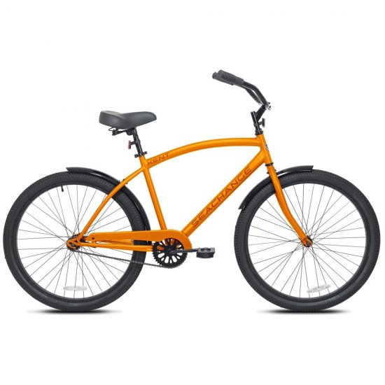 Kent 24-inch Boy\'s Seachange Beach Cruiser Bicycle, Orange