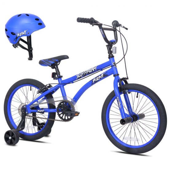 Kent Bicycles 18\" Slipstream Bicycle with Helmet, Blue