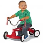 Radio Flyer, Scoot About, Ride-on for Kids, Steel, Red