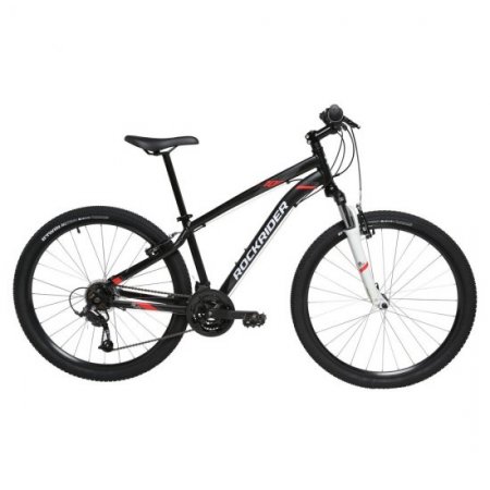 Decathlon Rockrider ST100 Mountain Bike, 27.5", 21 Speed, Black, Large