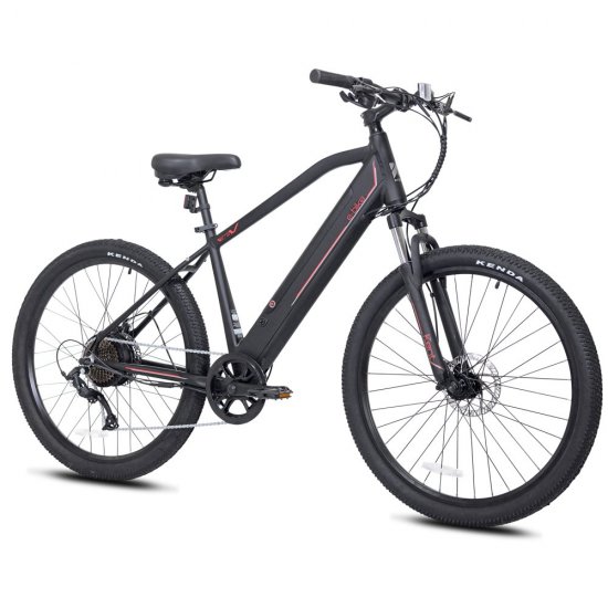Kent Bicycles 27.5\" Pedal Assist Mountain Electric Bicycle, Black