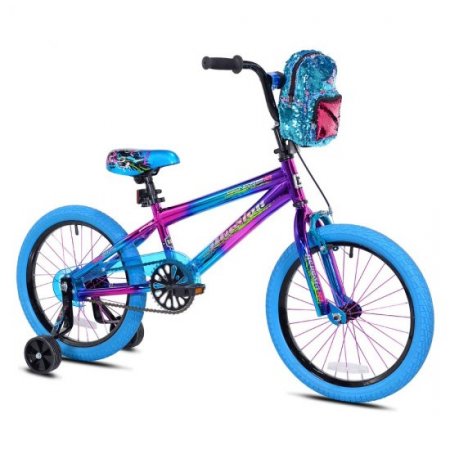 Genesis 18" Illusion Girl's Bike, Blue/Purple