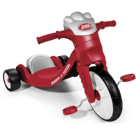 Radio Flyer, Lights & Sounds Racer, Tricycle, Red