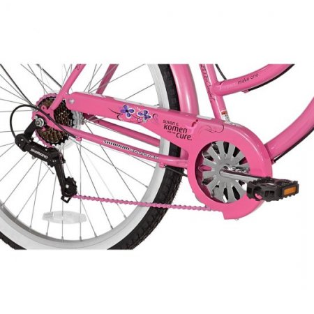 Susan G Komen 26" Multi-Speed Cruiser Women's Bike, Pink