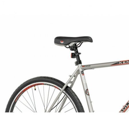 Kent 700c Eagle Ridge Adventure Gravel Men's Large Bike Silver/Red Fast Shipping