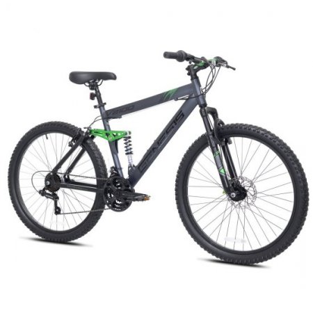 Genesis 26" V2100 Men's Dual Suspension Mountain Bike, Slate Gray