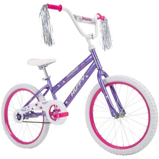Huffy 20\" Sea Star Girls Bike for Kids, Purple