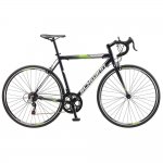 Schwinn Volare 1300 Bicycle 700C, Men's Drop Bar Road, Black with Green accent